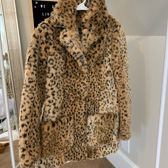 Princess Polly Jackets & Blazers - princess polly leopard jacket! size 2 (AUS 6)